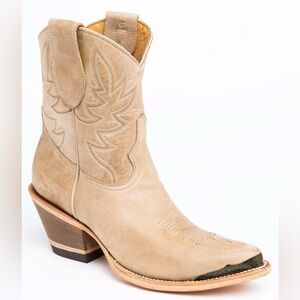 Idyllwind Wheels Natural Western Booties Round Toe Size 9